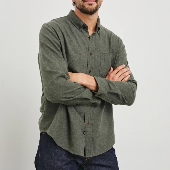 NWT Rails - Men's Runson Shirt - Hunter Green - size XL - Picture 1 of 6